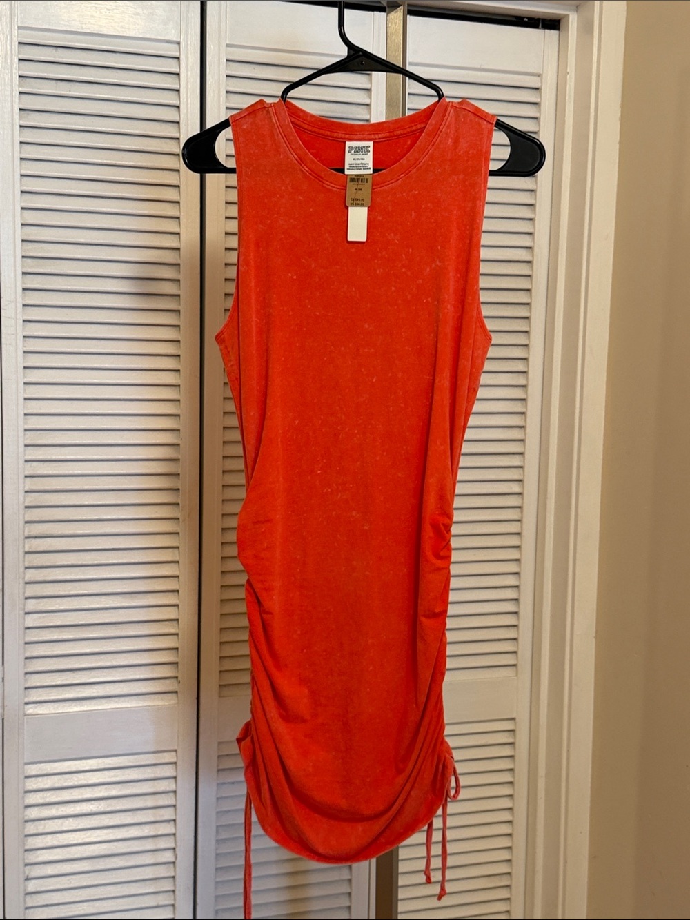 Pink VS Coral Sleeveless Tank Top